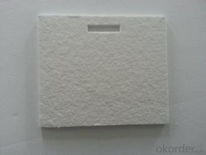 Insulating ceramic fiber board used for water heater