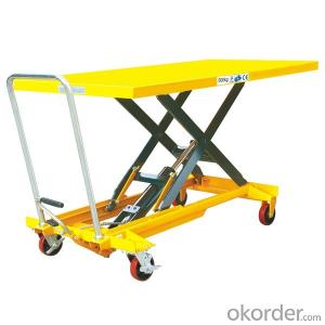 Manual Hydraulic High Rise Lift Pallet Truck System 1