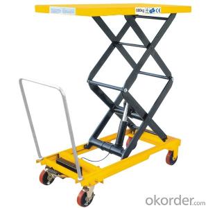 1500kg CE Hydraulic Scissor High Lift Truck with Quick Lift Pump System 1