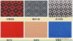Competitive Price Single Velour Jacquard Non Woven Carpet System 1