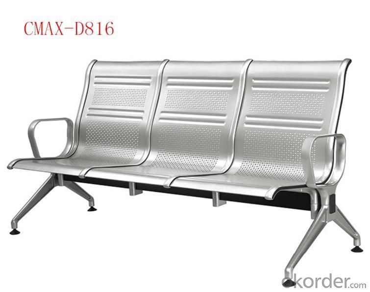 3- Seater Modern Design Stainless steel Waiting Chair CMAX-D816