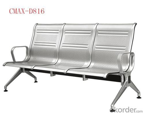 3- Seater Modern Design Stainless steel Waiting Chair CMAX-D816 System 1