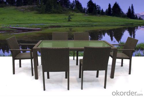 Toronto rattan dining table outdoor furniture System 1