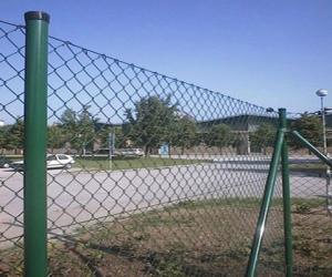 Galvanized Chain Link Fence( Diamond Wire Mesh), PVC Coated Chain Link Fence
