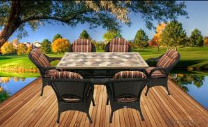 outdoor rattan/wicker conversation sofa set, outdoor garden furniture