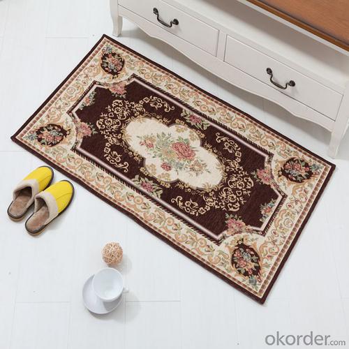 Best Quality Chenille Polyester Jacquard Floor Carpets and Rugs System 1