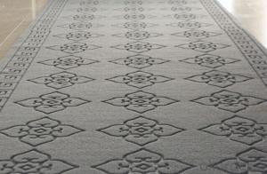 100% Polyester non woven broadloom Jacquard carpet System 1