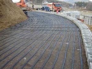 Polyester Geogrid Coating PVC for Road Protection System 1