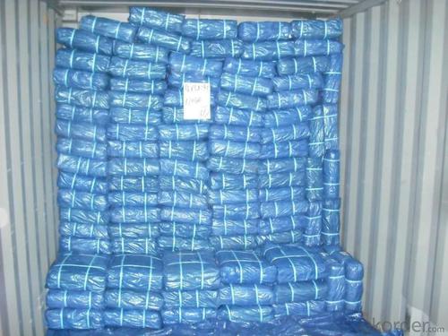 Blue and Orange Pe Tarpaulin Plastic Sheet Truck Cover Tarp Plastic Netting for Chickens System 1