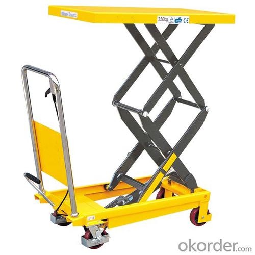 CE Certisfied Double Piston High Lift Scissor High Lift Truck System 1