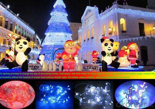 Holiday Lighting LED Christmas Train Lights Motif Lights Manufacturer System 1