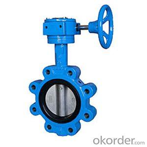 Ductile Iron wafer butterfly valves DN100