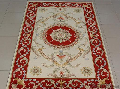 Hand Knotted Wool Carpet hand made aubusson wool rugs System 1