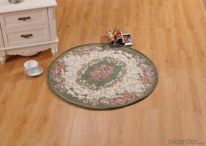Hot Sale Round Chenille Polyester Jacquard Floor Carpets and Rugs System 1