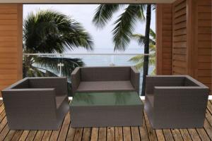 Aluminum Frame Outdoor Rattan Sofa Sets/ Luxury Garden Rattan Furniture Sets