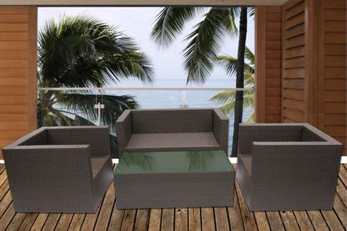 Aluminum Frame Outdoor Rattan Sofa Sets/ Luxury Garden Rattan Furniture Sets System 1