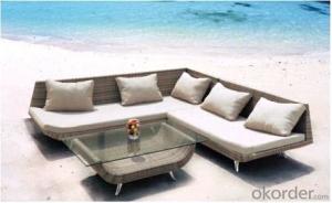 luxury synthetic wicker sofas outdoor antique rattan sofa