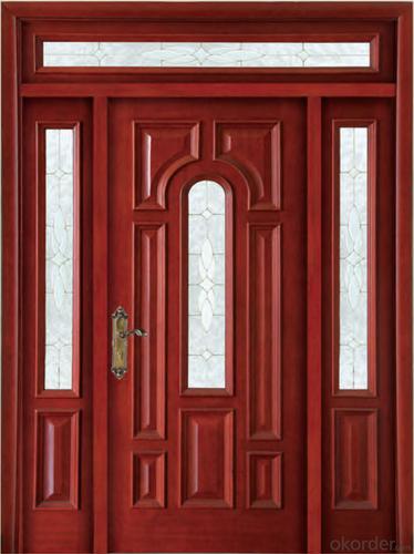 Glass solid wooden  door System 1