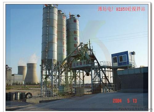 HZS50 Concrete Batching Plant / ISO & CE System 1