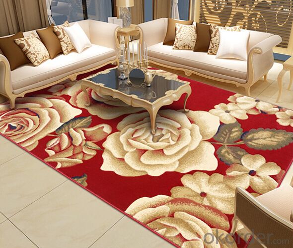Jacquard PP Wilton Area Rug with high density