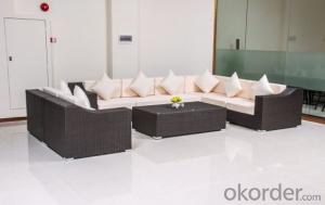 Outdoor Patio Sofa Set Furniture with Hand-made Rattan