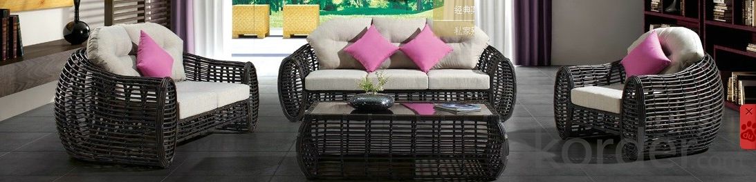 Stylish Popular Aluminium Cane Rattan Garden Furniture