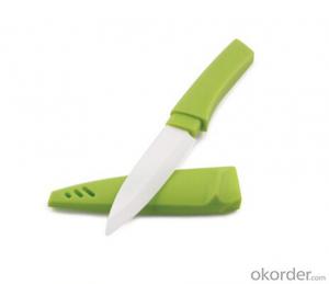 Art no. HT-TS1010 Ceramic knife set with acrylic stand