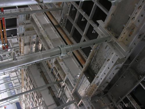 WHOLE ALUMINUM FORMWORK SYSTEMS and SCAFFOLDINGS FOR COLUMN CONSTRUCTION System 1