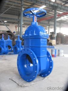 Ductile Iron Rising Non-Rising Stem Resilient   Seated cast iron gate valve,water gate valve