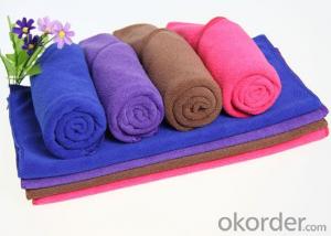 Microfiber cleaning towel in low price and high absorbtion