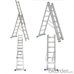Household Multipurpose Extension Telescopic Ladder with CE/En 131