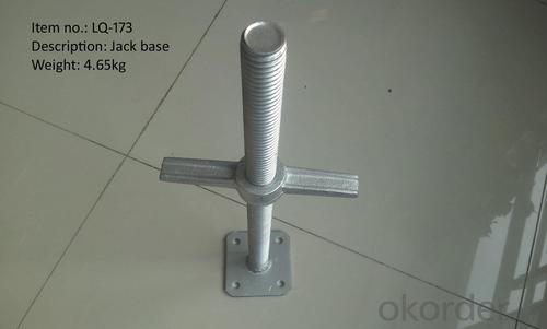 Scaffolding jack base shoring U-head Jack System 1