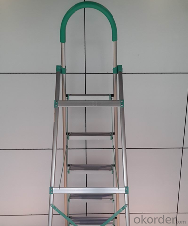 Aluminum Adjustable Step Ladder Manufacturer System 1