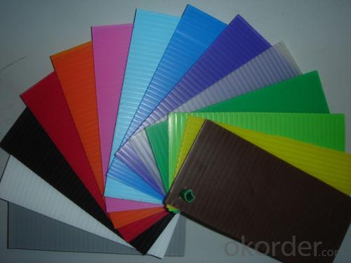 PP corrugated sheet wide used as package System 1