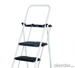 Steel Frame and Plastic Step ladder Wholesale