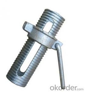 Scaffold Prop sleeve nut with L handle for middle east