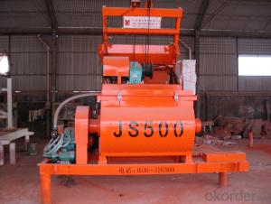 Concrete mixer JS500 / CE & ISO Certificate