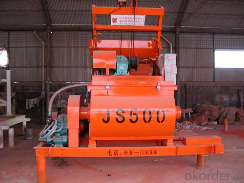 Concrete mixer JS500 / CE & ISO Certificate System 1