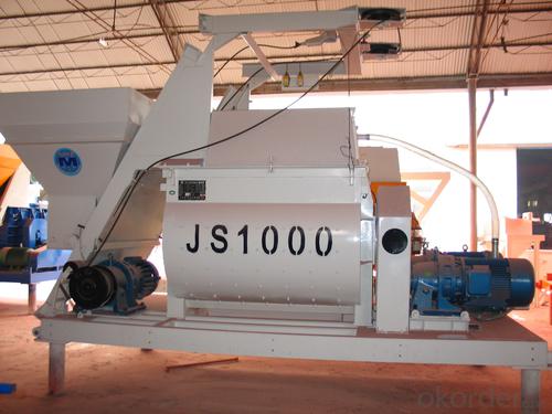 Concrete mixer JS1000 / CE & ISO Certificate System 1