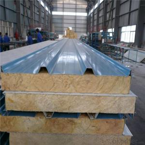 Rock wool sandwich panels for prefabricated houses with best price