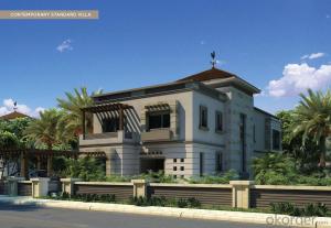 prefab house,luxur prefabricated villa design , green house