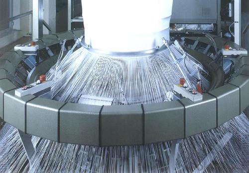 Circular Knitting Machine for Making Woven Geotextile System 1
