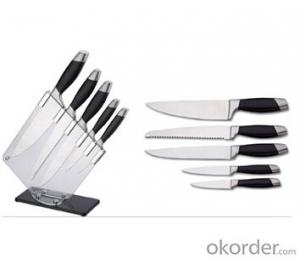 Art no. BLB8 Stainless steel knife set for kitchen