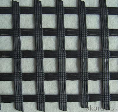 Woven & Knitted Biaxial Plastics Geogrid  BX1200 BX1100 System 1