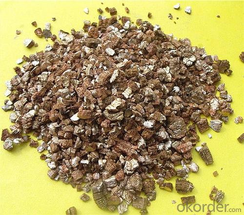 Raw Unexpended Golden Vermiculite Ore Sale 0.3-1MM System 1