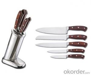 Art no. BLB1 Stainless steel knife set for kitchen