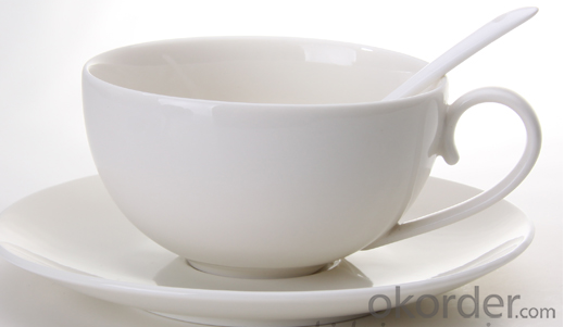 Wholesale Super Plain White Porcelain Coffee And Tea Cup And Saucer Sets System 1