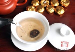 Compressed puer tea,Deep and earthy flavor Puerh tea, mini puer tuocha System 1