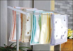 Microfiber cleaning towel with colorful stripe