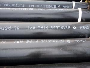 Carton Black Seamless Steel Pipe ASTM A106/API 5L/ASTM A53 System 1